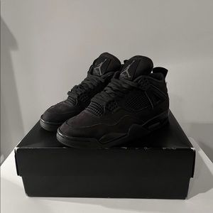 Nike Air Jordan 4 Black Cat Size 8